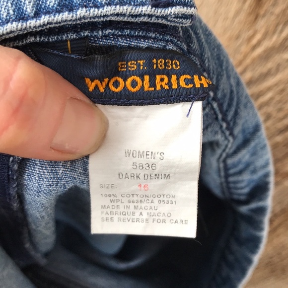VTG 90s Woolrich Denim Maxi Skirt, 16 - Picture 4 of 5